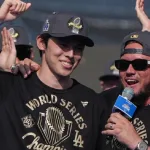Miguel Rojas en la celebración de los Dodgers: “Esto no se trata de mí”